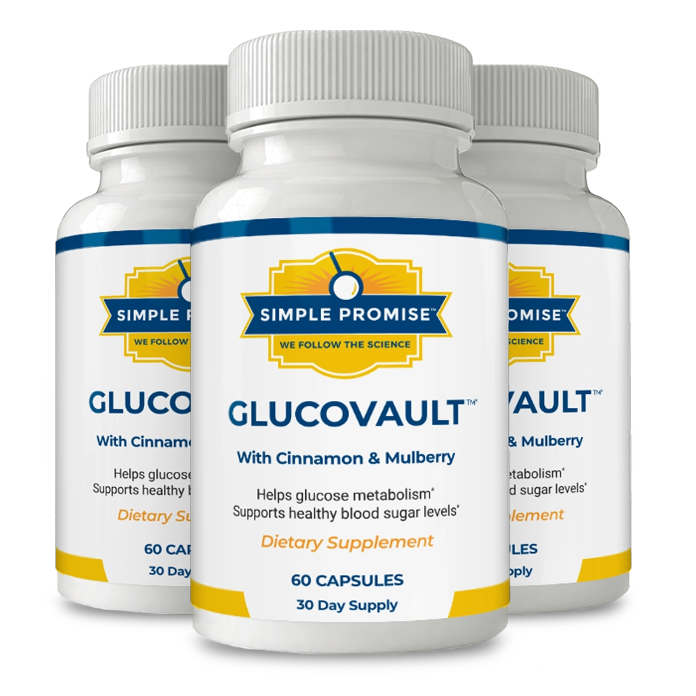 GlucoVault 3-bottle bundle 90-day supply